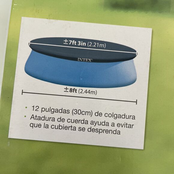 NEW Intex Easy Set Above Ground Round Swimming Pool Debris Cover 7.3ft 28020E - Picture 4 of 6